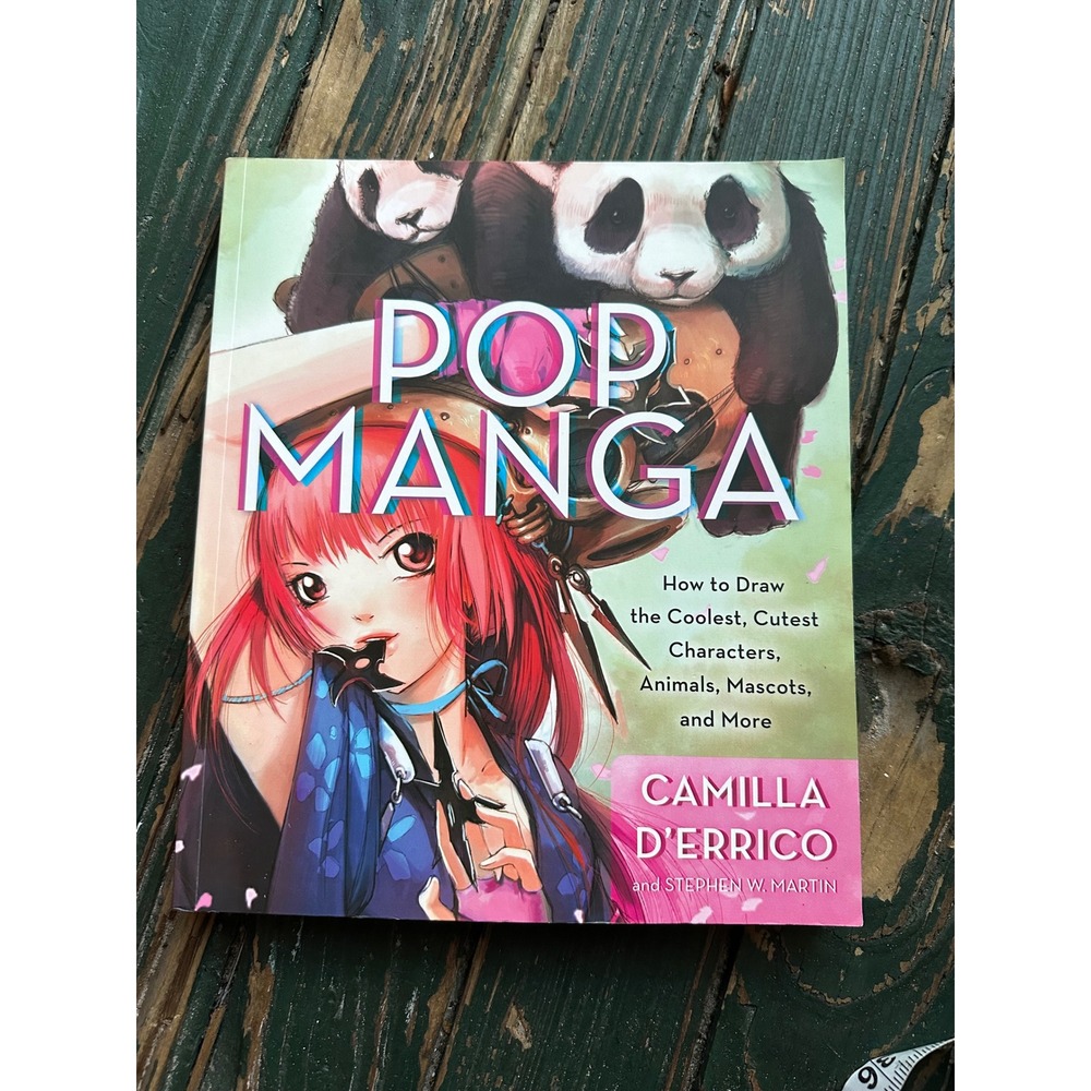 Pop Manga Camilla d'Errico How to Draw Characters Animals Mascots Art Book